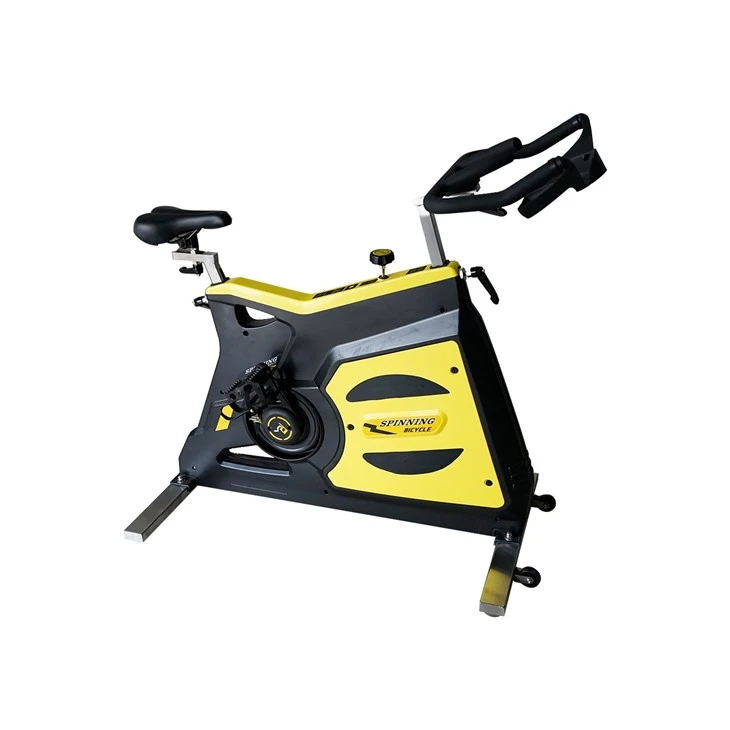 yellow gym bikes